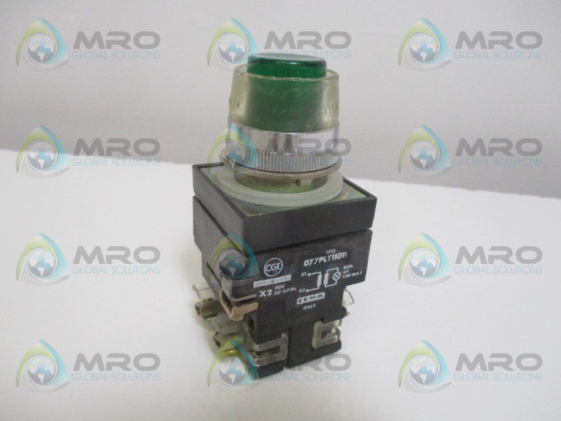 GENERAL ELECTRIC 077PLT11011 GREN PUSHBUTTON  UNMP