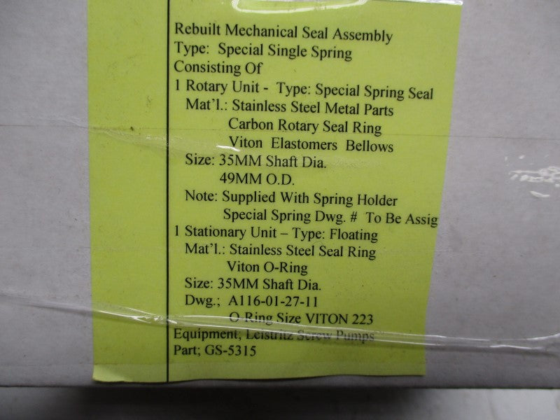 SEAL GS-5315 NSMP