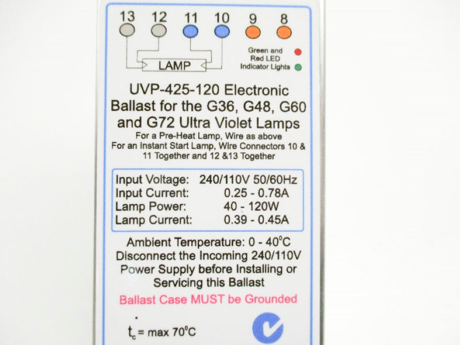SPARE PART UVP-425-120 NSNP
