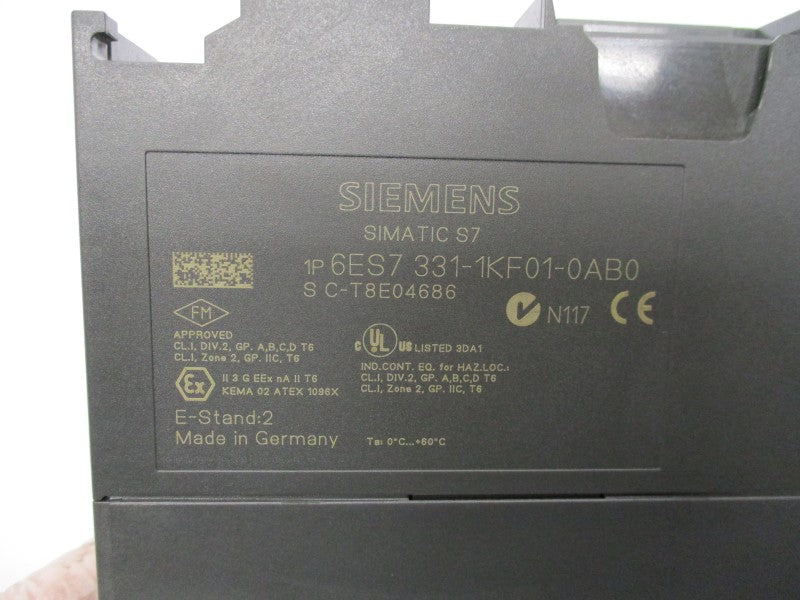 SIEMENS 6ES7331-1KF01-0AB0 (NO ACCESSORY) UNMP