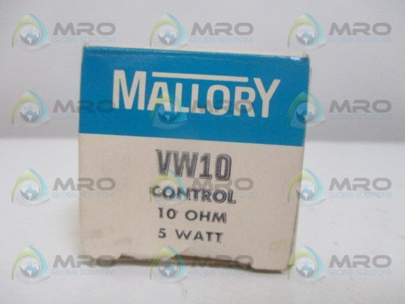 MALLORY VW10 POTENTIOMETER  NSMP