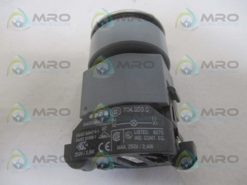 EAO E-704.01-1892NX RED PUSHBUTTON SWITCH  NSMP