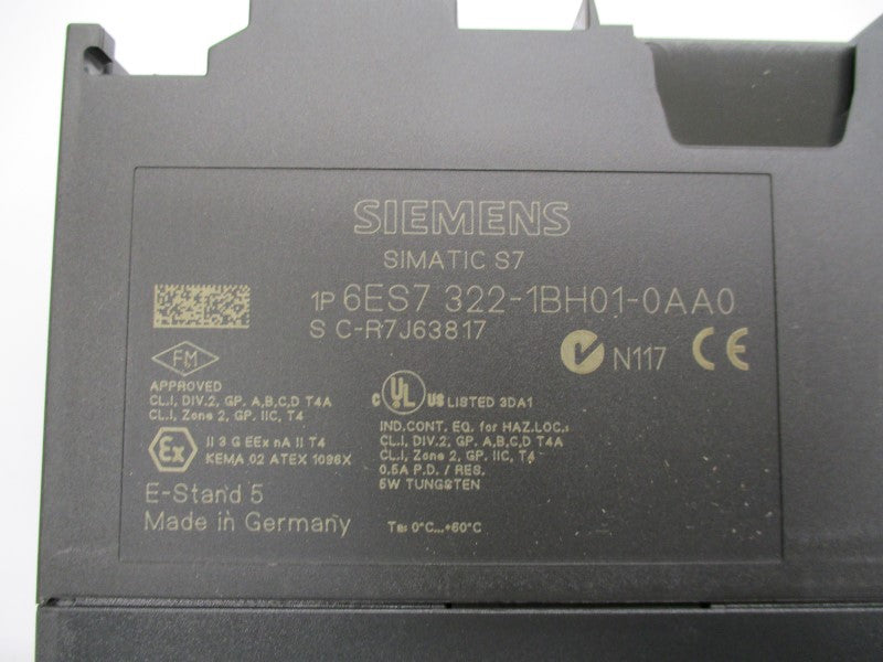 SIEMENS 6ES7322-1BH01-0AA0 NSMP