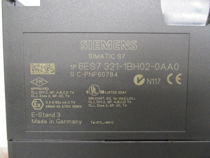 SIEMENS 6ES7321-1BH02-0AA0 NSMP