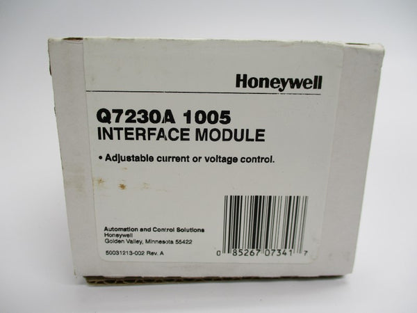 HONEYWELL Q7230A 1005 REV. A NSMP