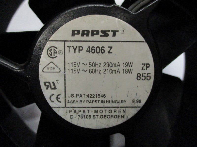 FAN 4606Z 115V UNMP