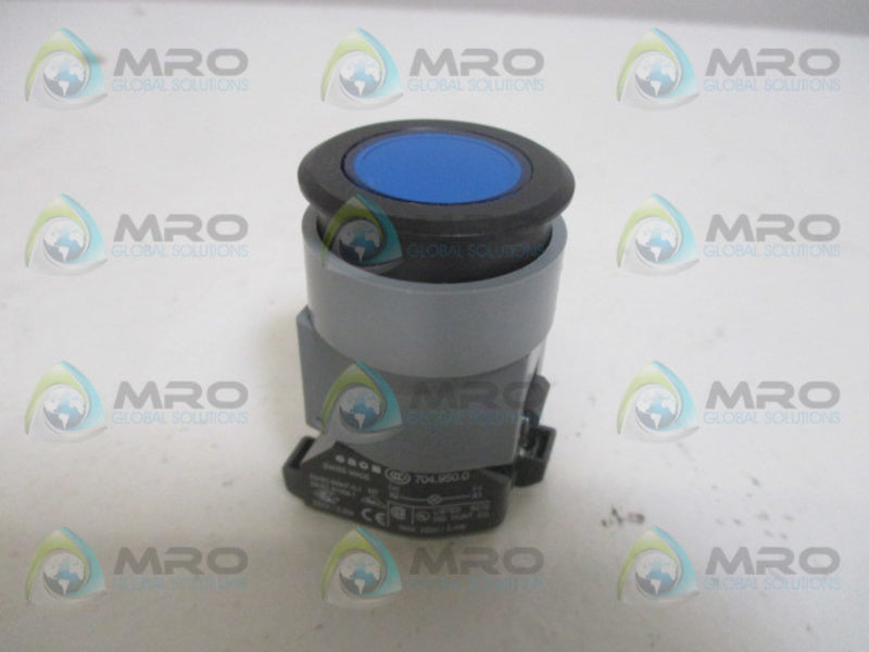 EAO EUS-704.01-1896NX BLUE PUSHBUTTON SWITCH  NSMP