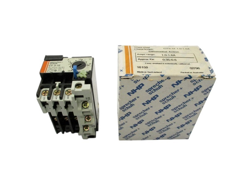 SPRECHNER+SCHUH CT-3-12-1.6 1.0-1.6A NSMP