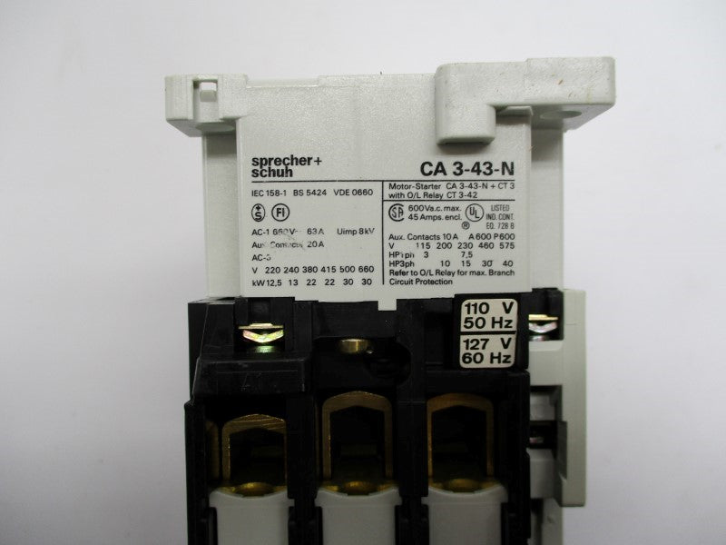 SPRECHNER+SCHUH CA3-43-N-11-127 NSMP