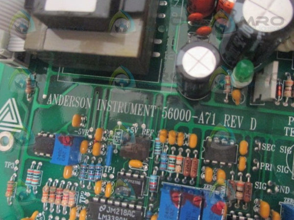 ANDERSON INSTRUMENT 56000-A71 REV. D BOARD  UNMP