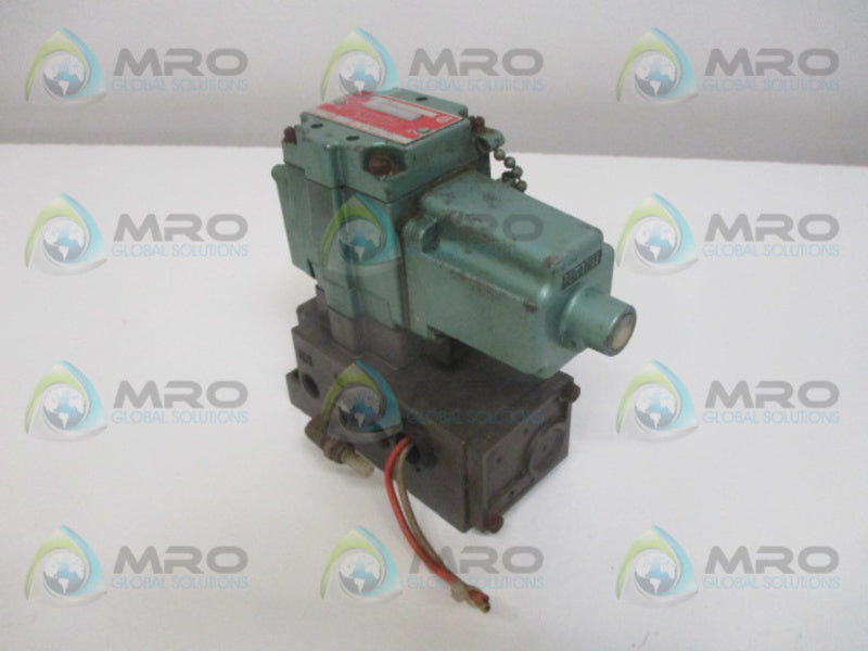 NUMATICS 12SAD4KA SOLENOID VALVE WITH BASE 120V  UNMP