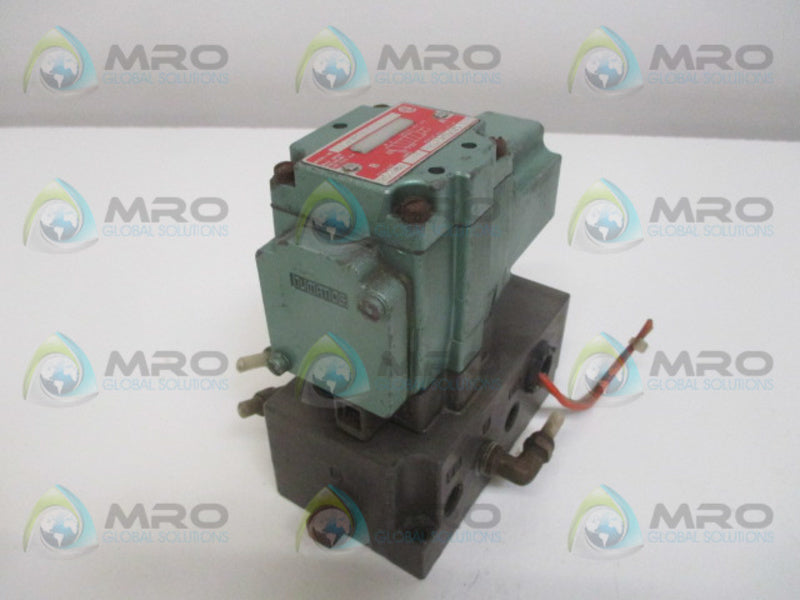 NUMATICS 12SAD4KA SOLENOID VALVE WITH BASE 120V  UNMP