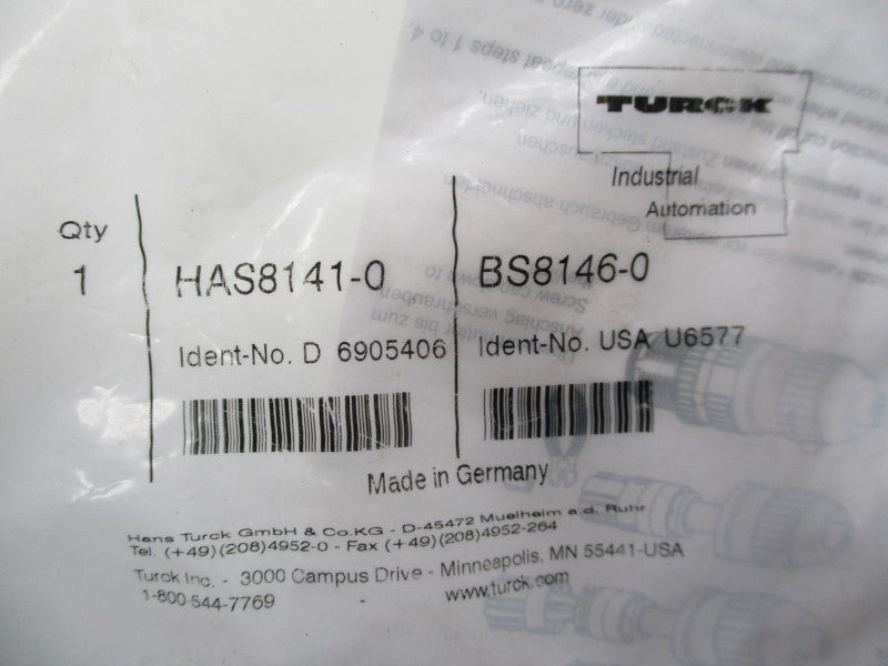TURCK HAS8141-0 BS8146-0 NSMP