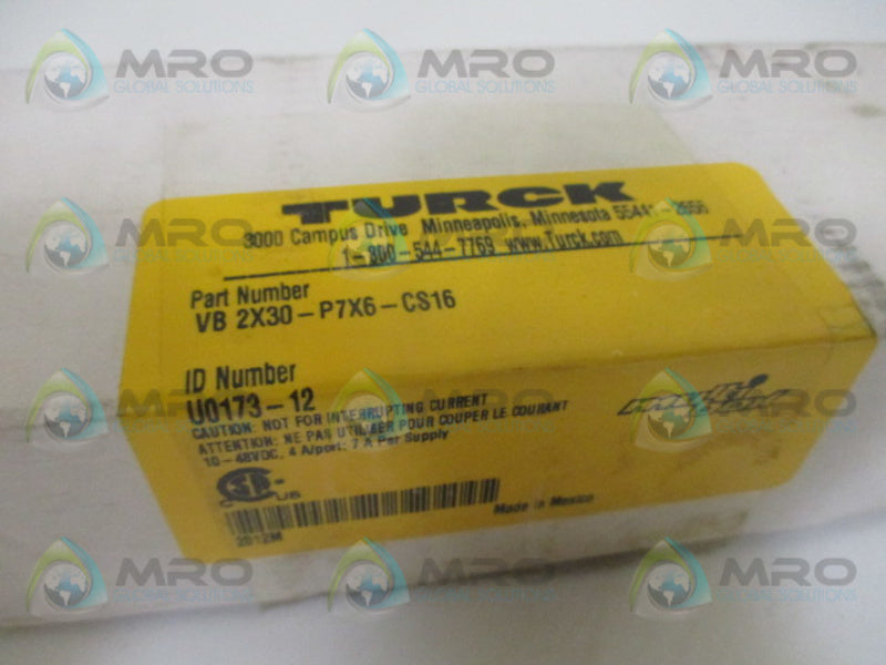 TURCK VB2X30-P7X6-CS16 JUNCTION BOX  NSMP