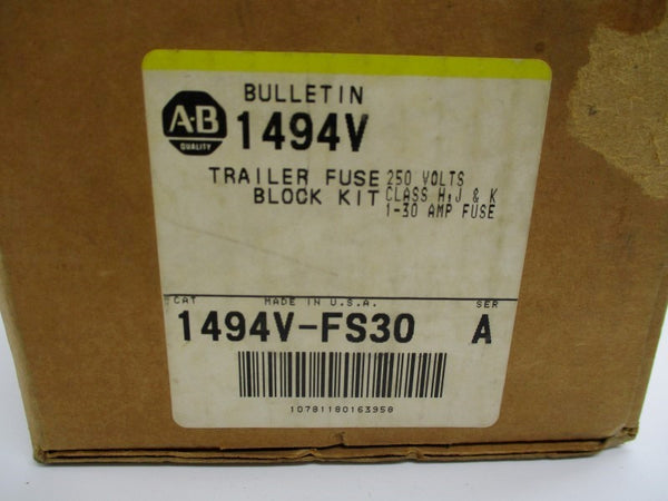 ALLEN BRADLEY 1494V-FS30 SER. A (AS PICTURED) (BR/YL) NSMP