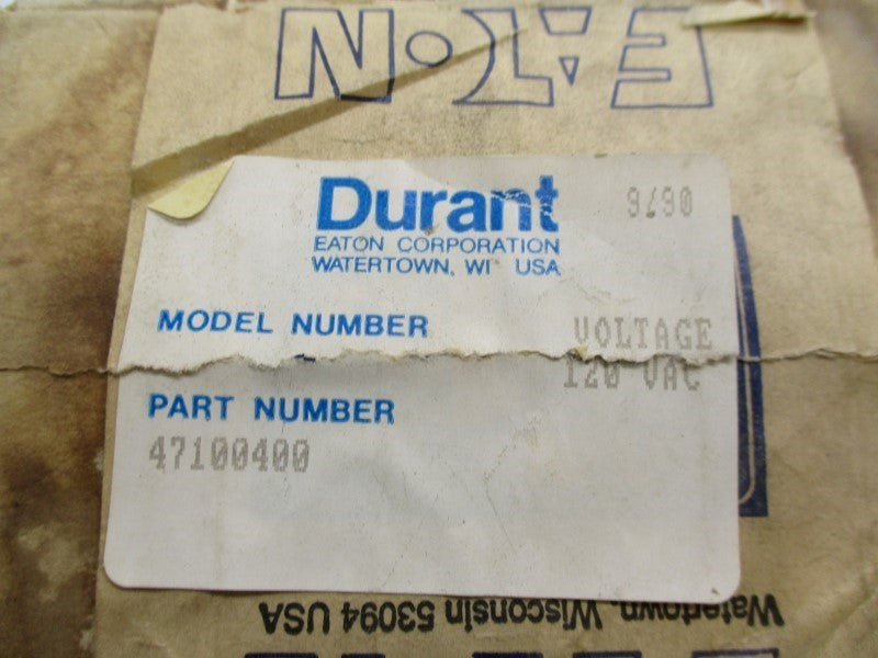DURANT 47100-400 120VAC NSMP