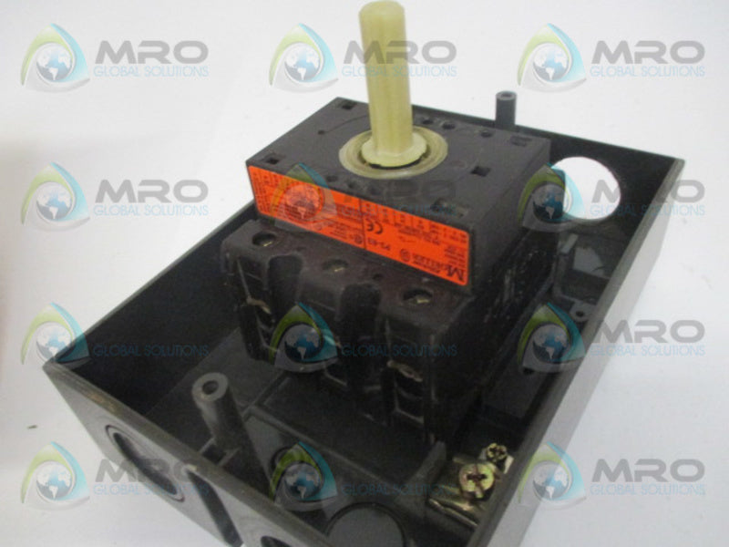 KLOCKNER MOELLER P3-63 DISCONNECT SWITCH (AS PICTURED)  UNMP