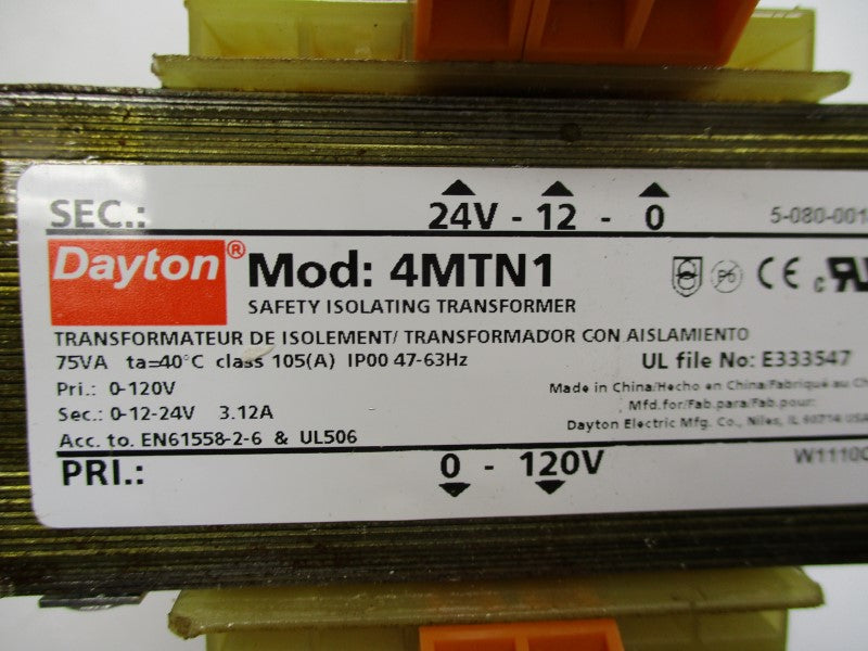 DAYTON 4MTN1 NSMP