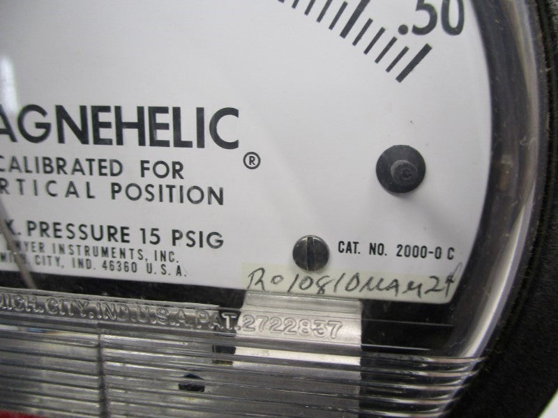 DWYER 2000-0C 15PSI 0-.50 NSNP