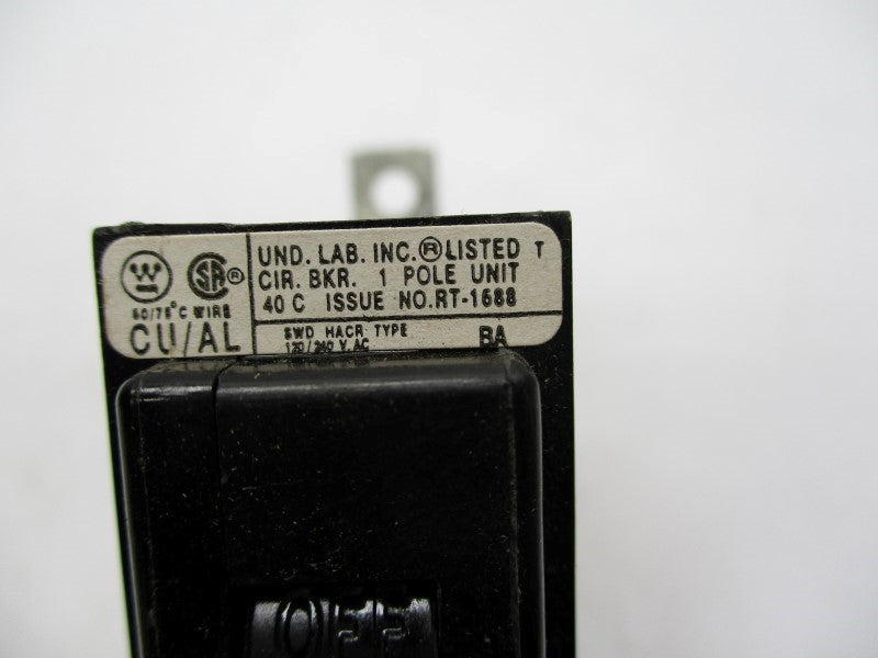 WESTINGHOUSE BA120 20A 120/240VAC NSNP