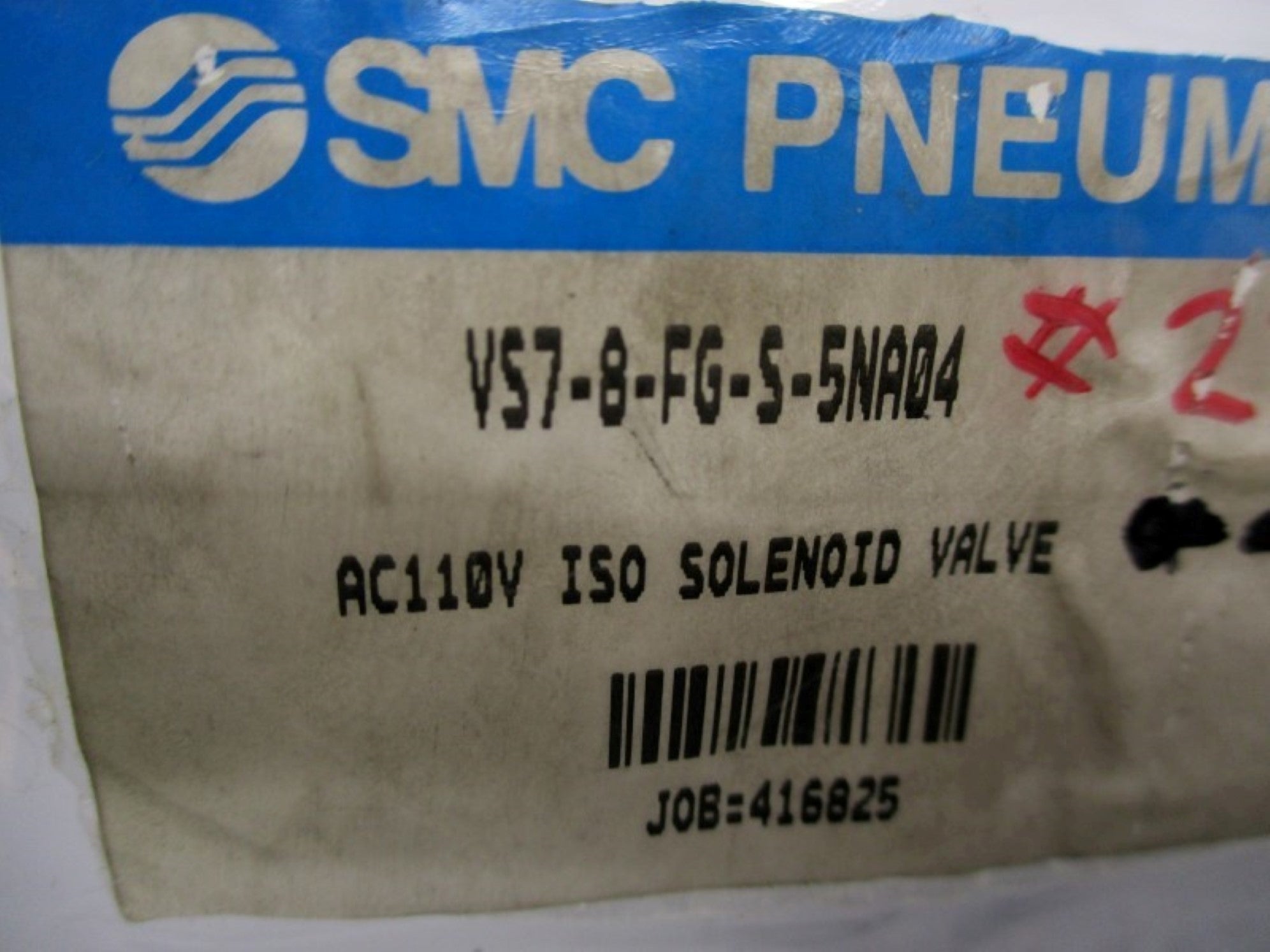 SMC VS7-8-FG-S-5NA04 110VAC NSNP