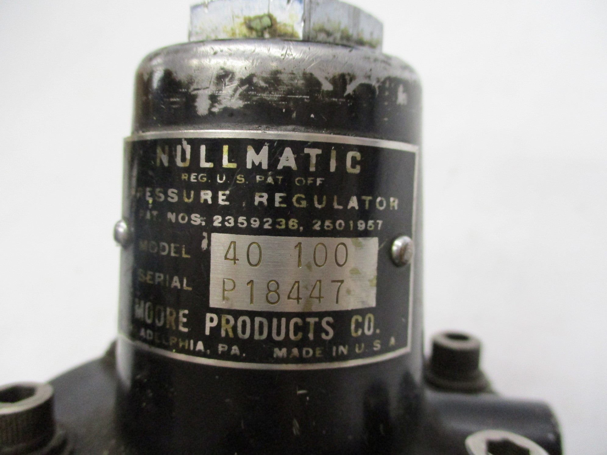 MOORE 40-100 P18447 UNMP