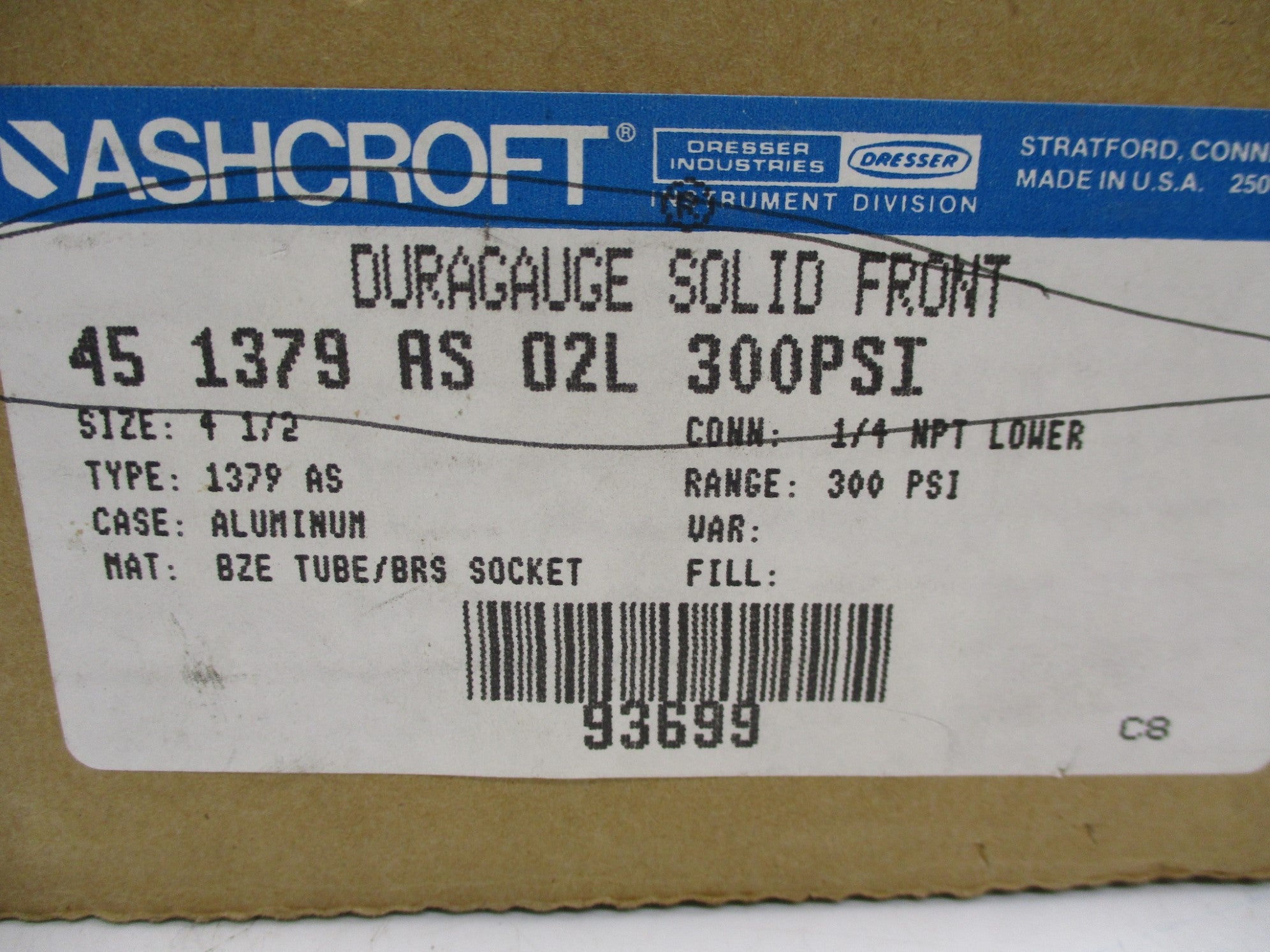 ASHCROFT 45-1379-AS-02L-300 UNMP