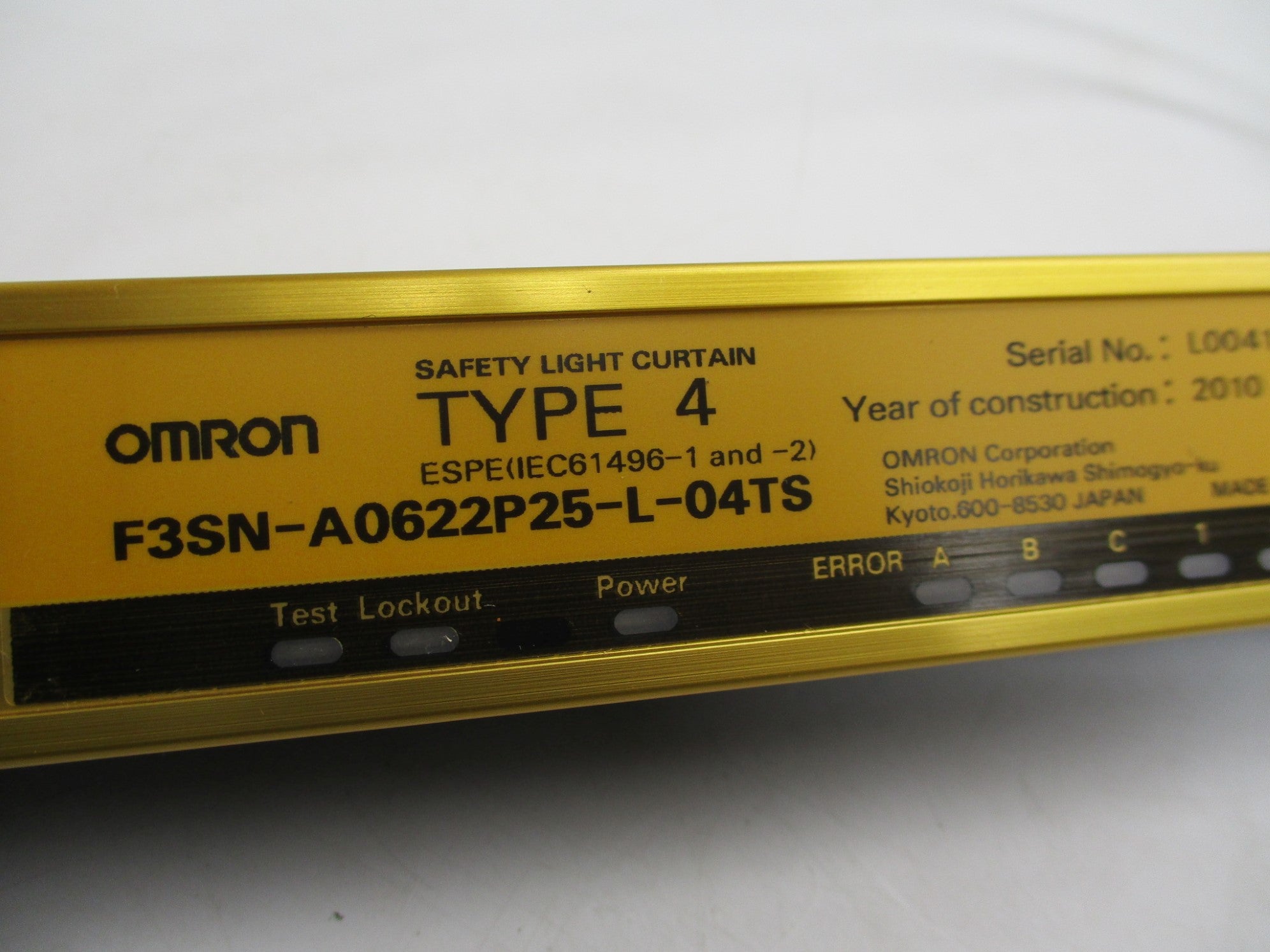 OMRON F3SN-A0622P25-04TS NSMP