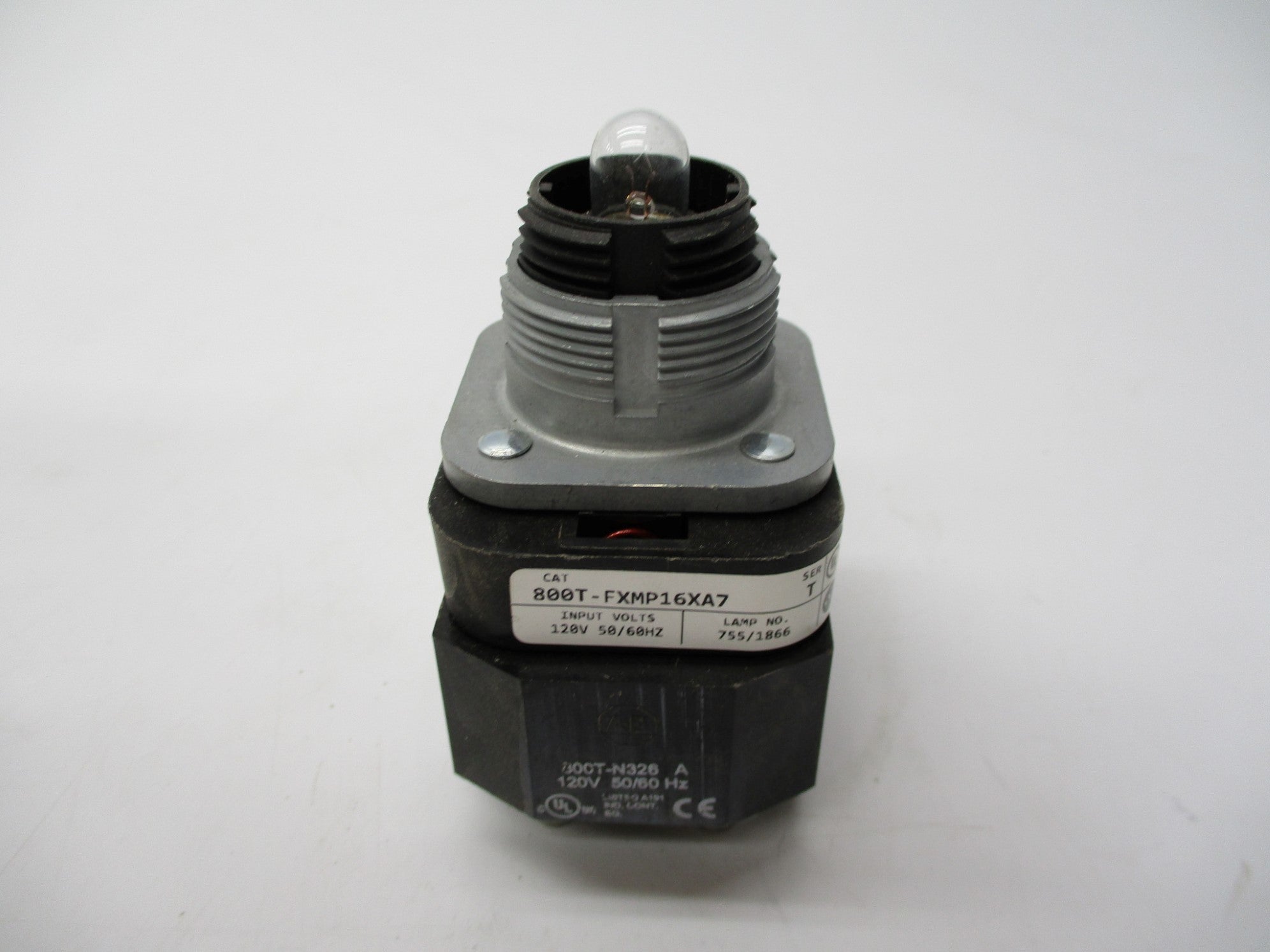 ALLEN BRADLEY 800T-FXMP16XA7 SER. T 120V (WH) NSMP