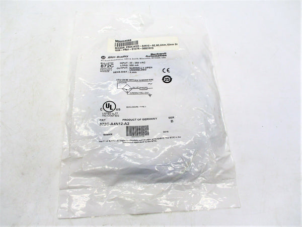 ALLEN BRADLEY 872C-A4N12-A2 SER. B 20-250VAC NSMP