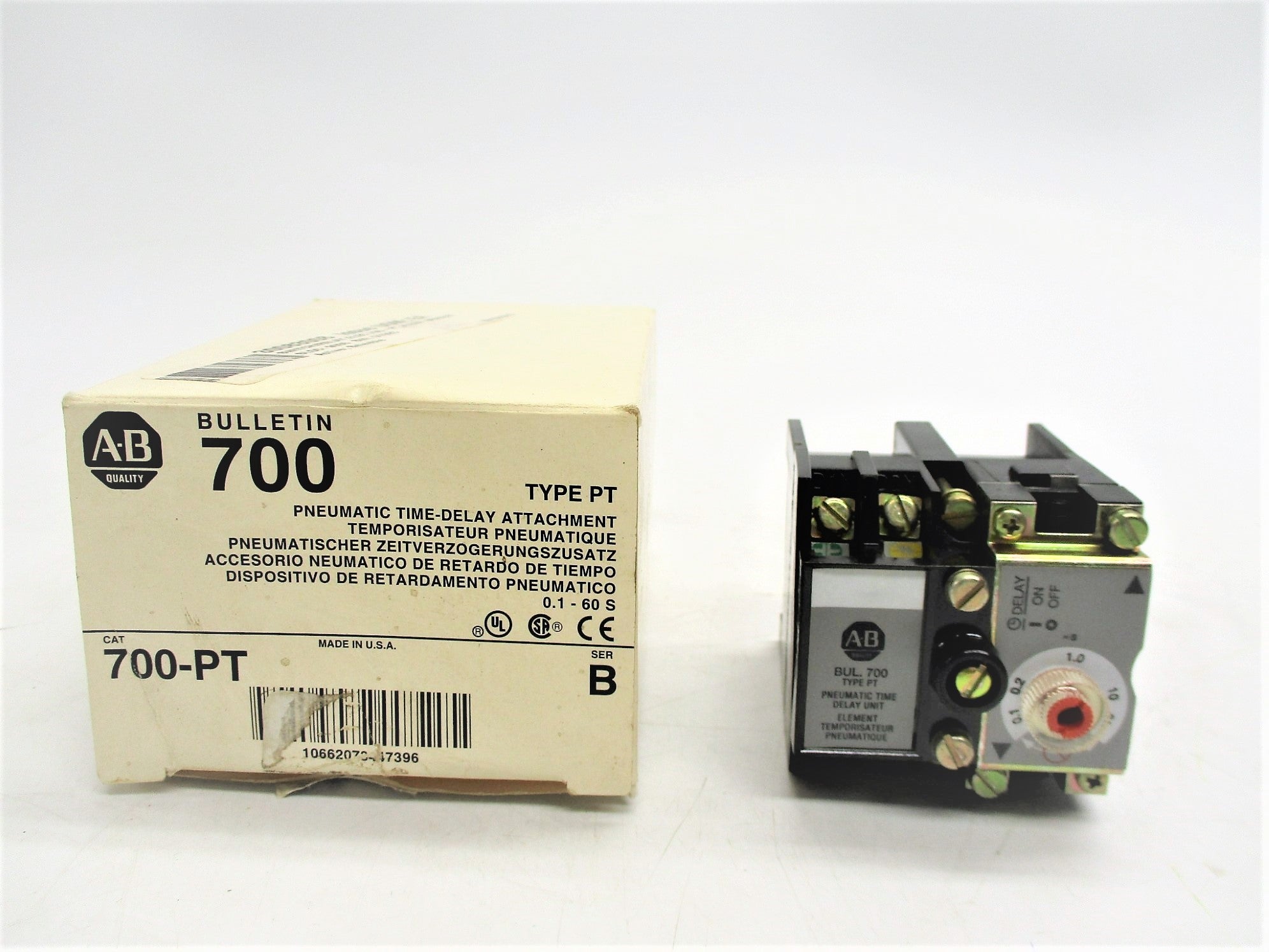 ALLEN BRADLEY 700-PT SER. B 0.1-60S (WH) NSMP