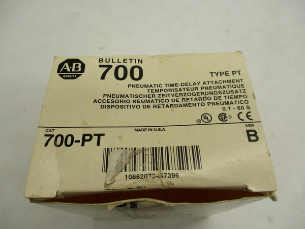 ALLEN BRADLEY 700-PT SER. B 0.1-60S (WH) NSMP
