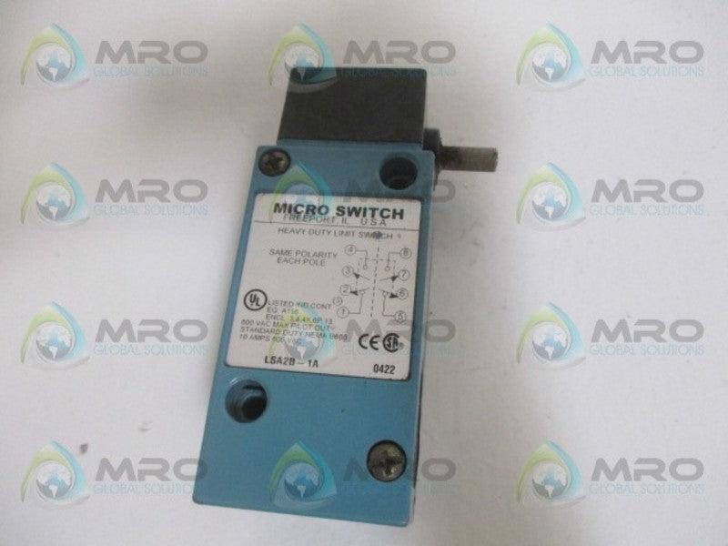 MICRO SWITCH LSA2B-1A LIMIT SWITCH  UNMP