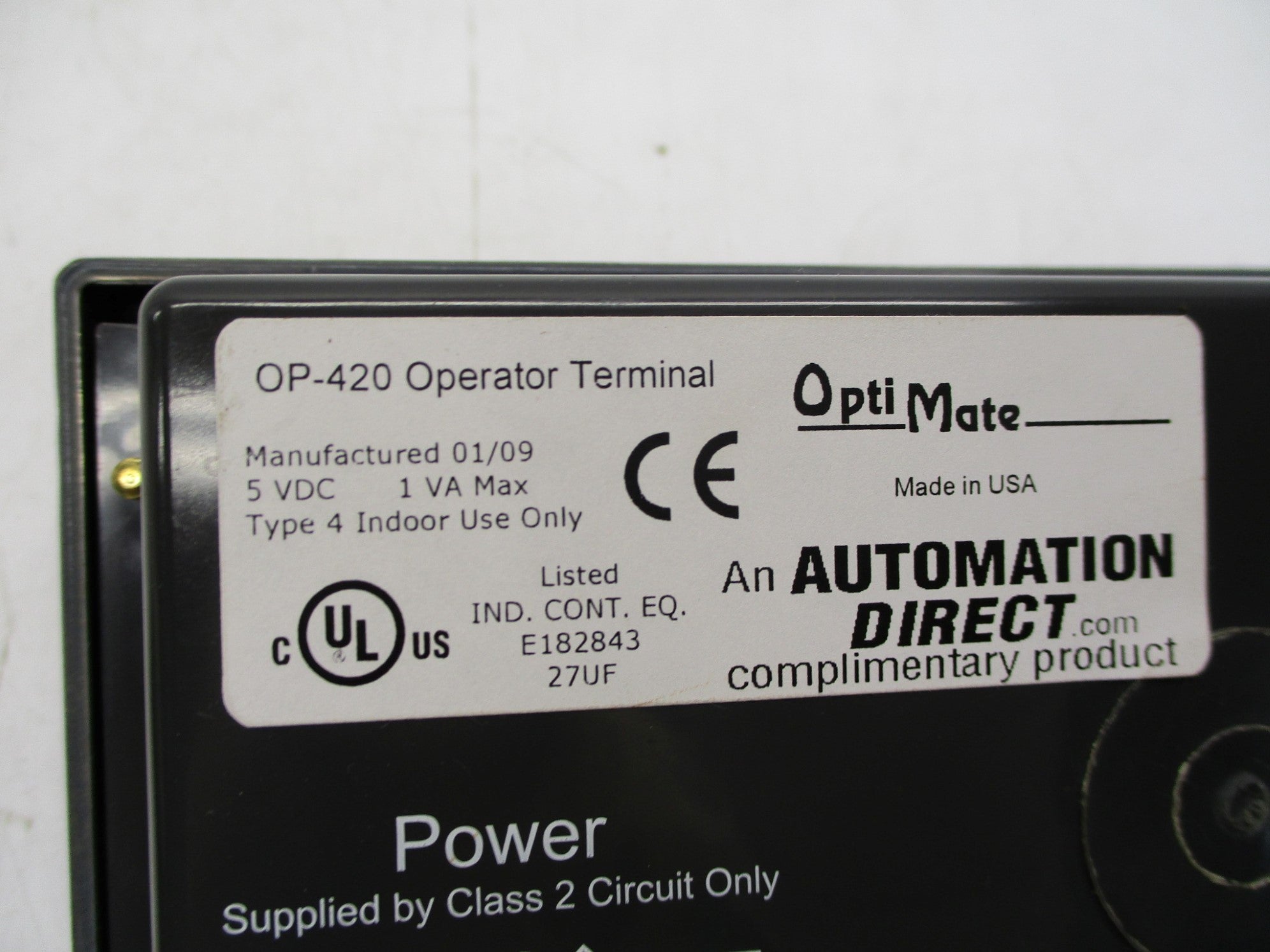 AUTOMATION DIRECT OP-420 5VDC NSNP