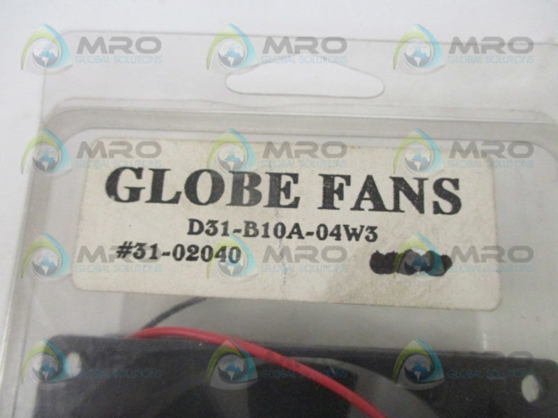 GLOBE FANS D31-B10A-04W3 FAN  NSMP