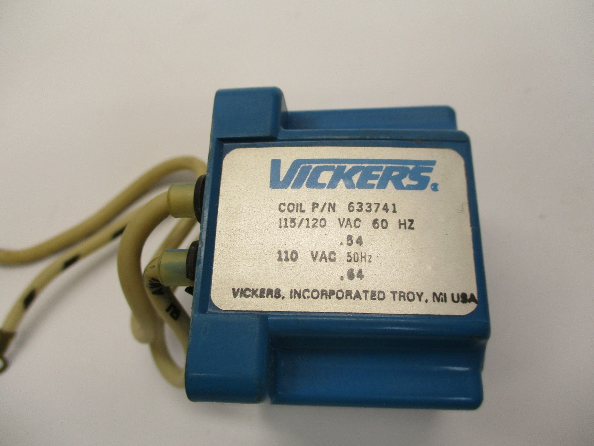 VICKERS 633741 110/115/120VAC .54/.64A NSMP