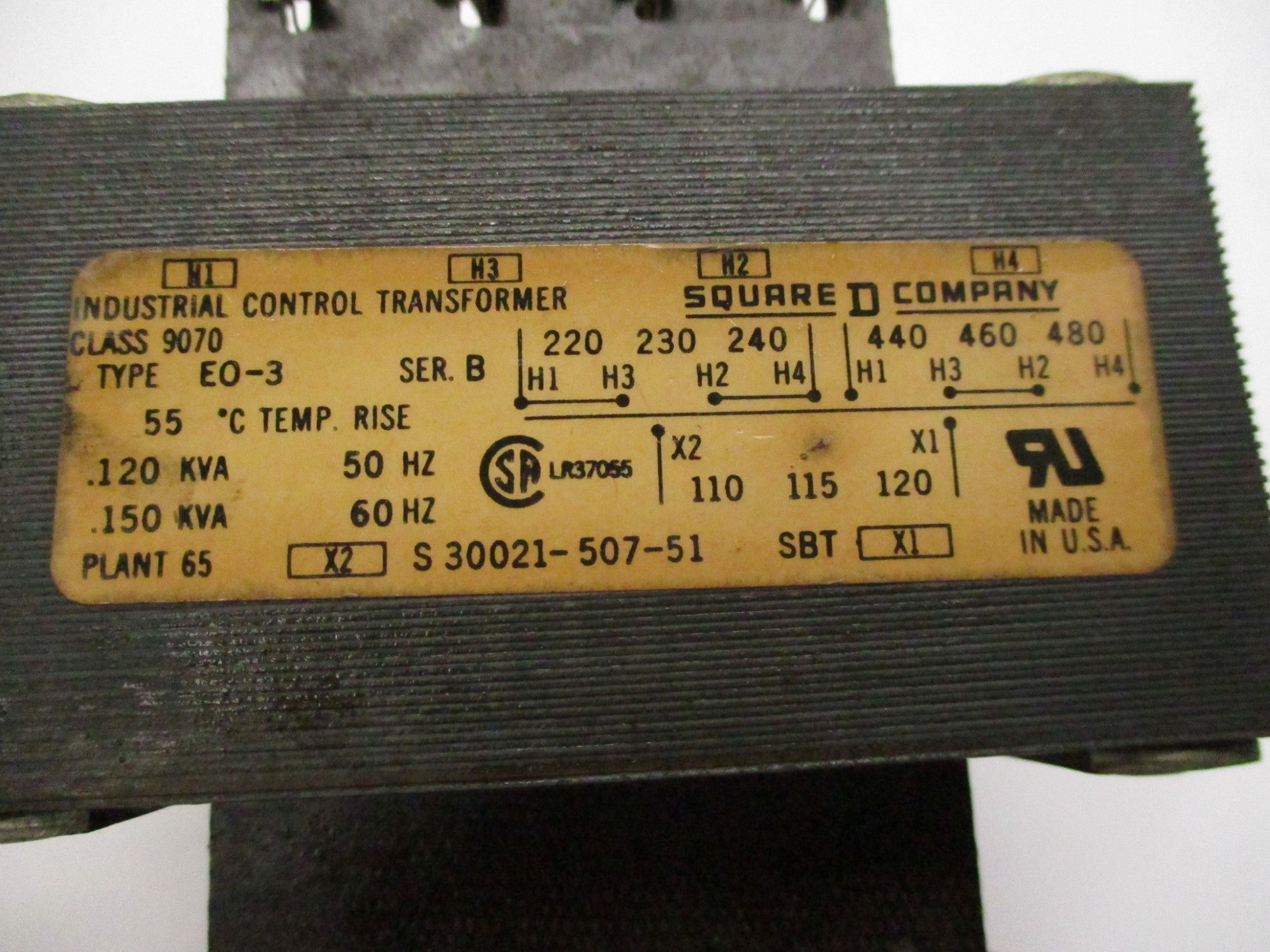 SQUARE D 9070EO-3 SER. B UNMP