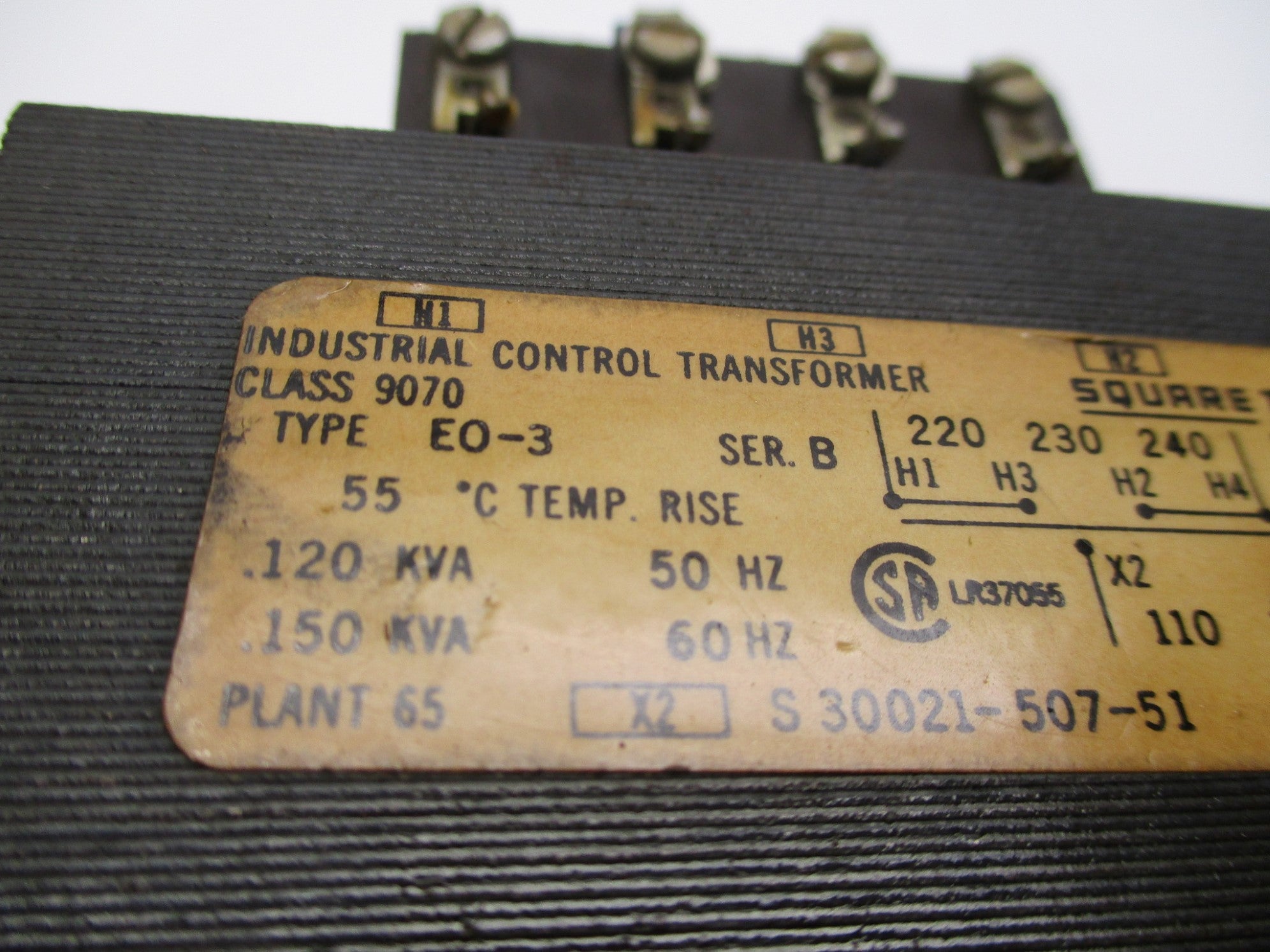 SQUARE D 9070EO-3 SER. B UNMP