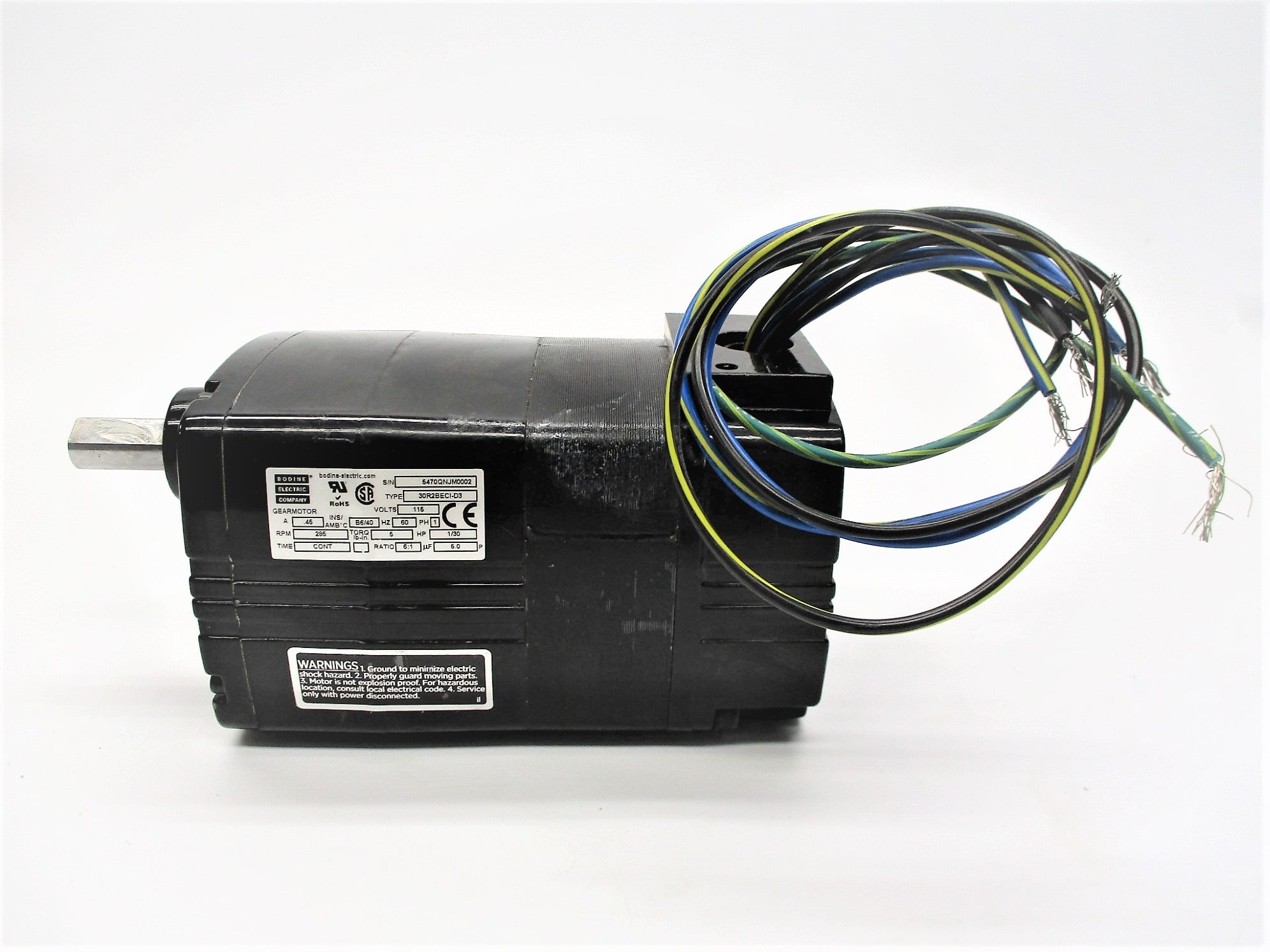 BODINE ELECTRIC 30R2BECI-D3 115V .45A NSNP
