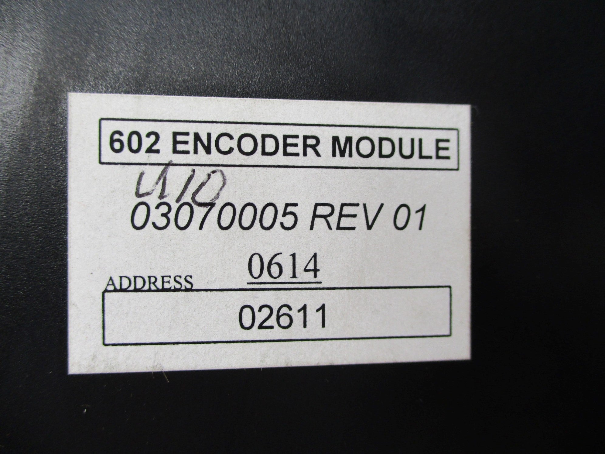 MODULE 602 03070005 REV. 01 NSNP