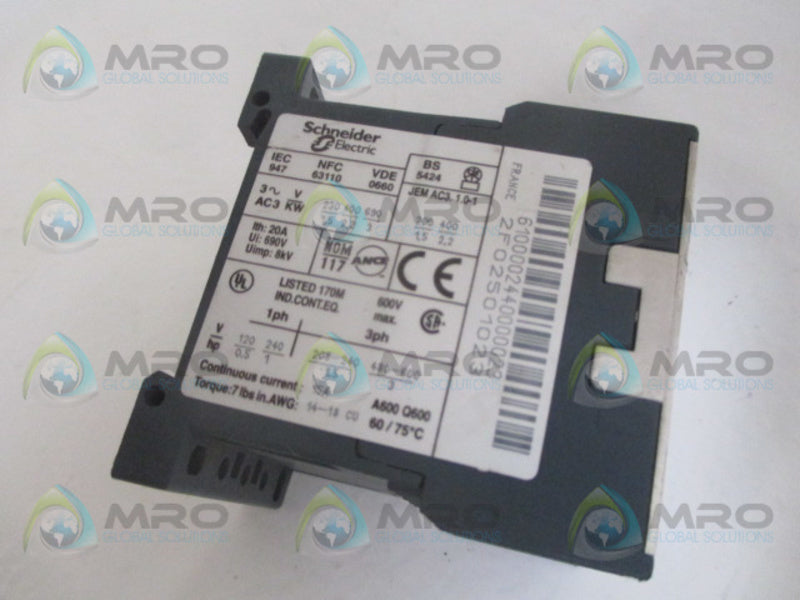 TELEMECAINQUE LP1K0610BD CONTACTOR 24V  UNMP