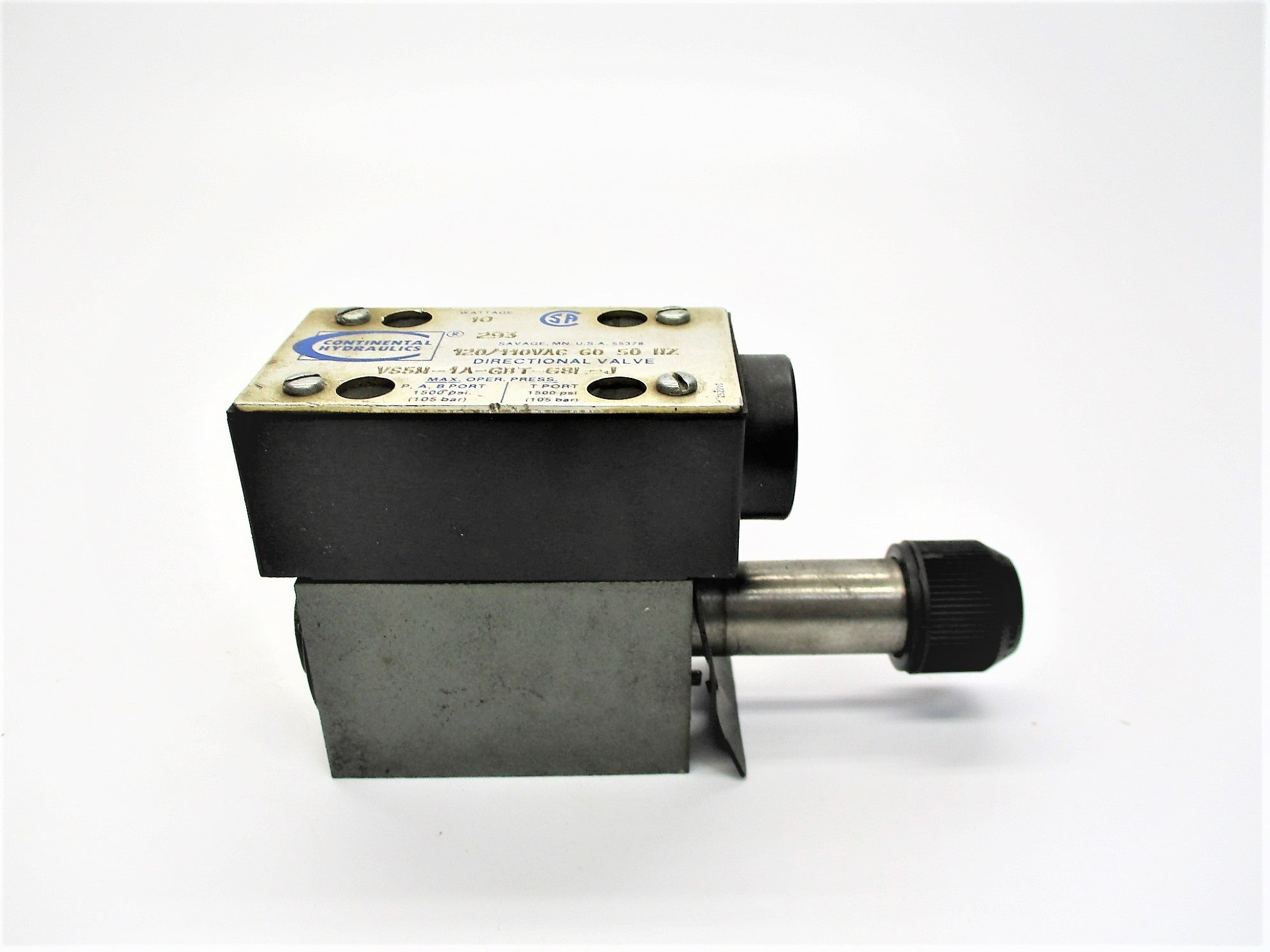 CONTINENTAL HYDRAULICS VS5M-1A-GBT-68L-J 120VAC (AS PICTURED) UNMP