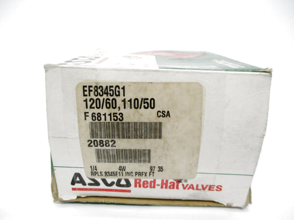 ASCO EF8345G1 110/120V 10-150PSI 1/4" NSMP