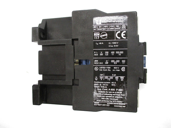 TELEMECANIQUE LC1D2510G6 120V NSNP