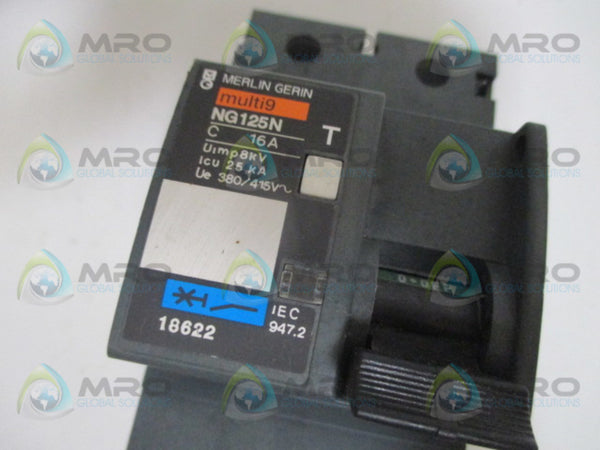 MERLIN GERIN NG125N CIRCUIT BREAKER 16A  UNMP