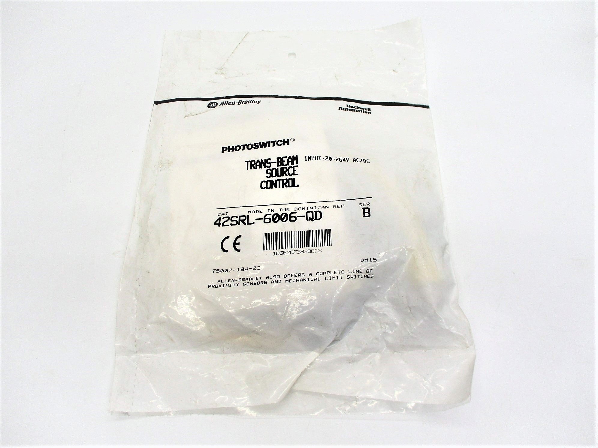 ALLEN BRADLEY 42SRL-6006-QD SER. B NSMP