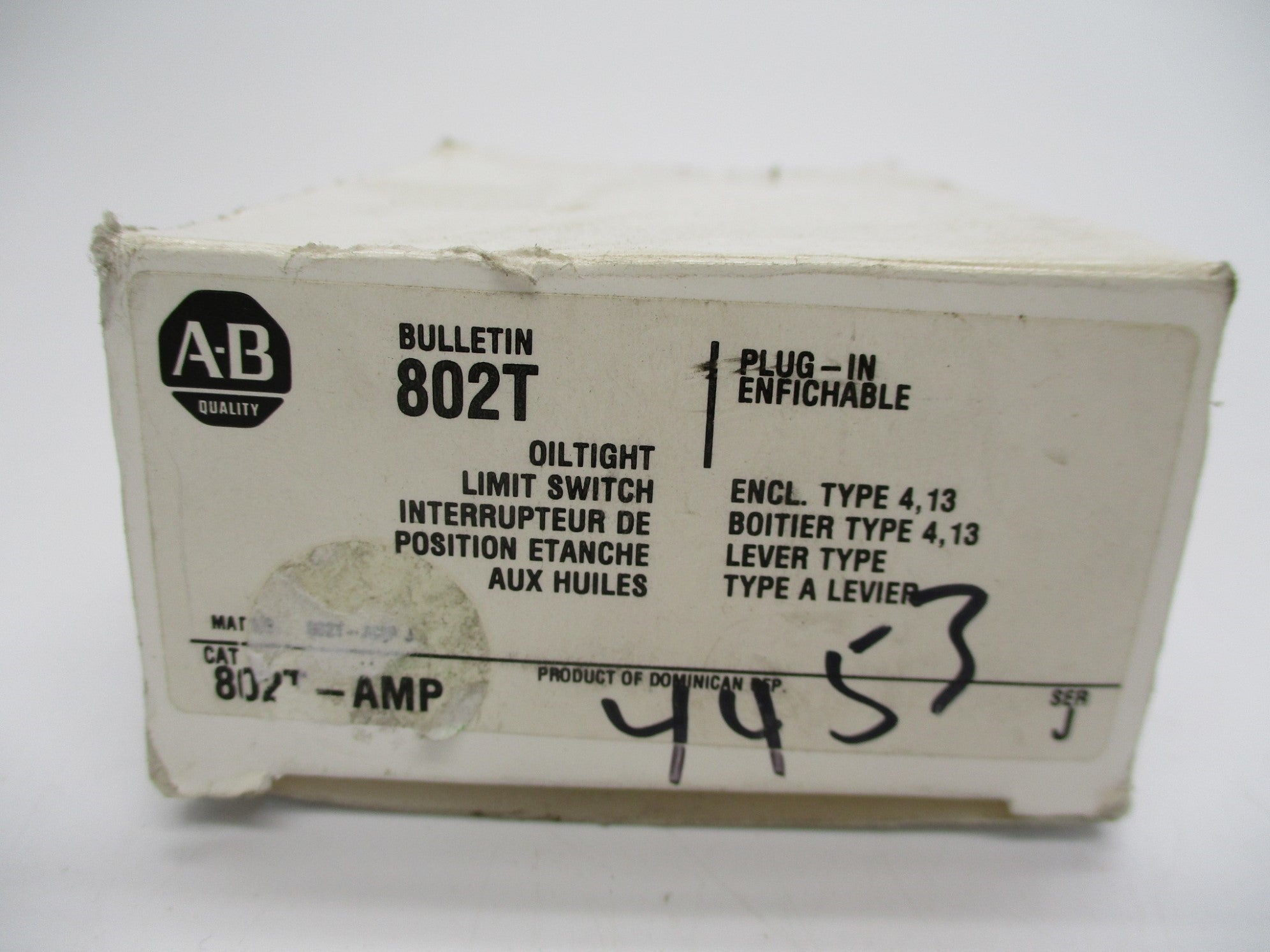 INDUSTRIAL SPARE PART 802T-AMP SER. J 120-600VAC 60A  (WH) NSMP