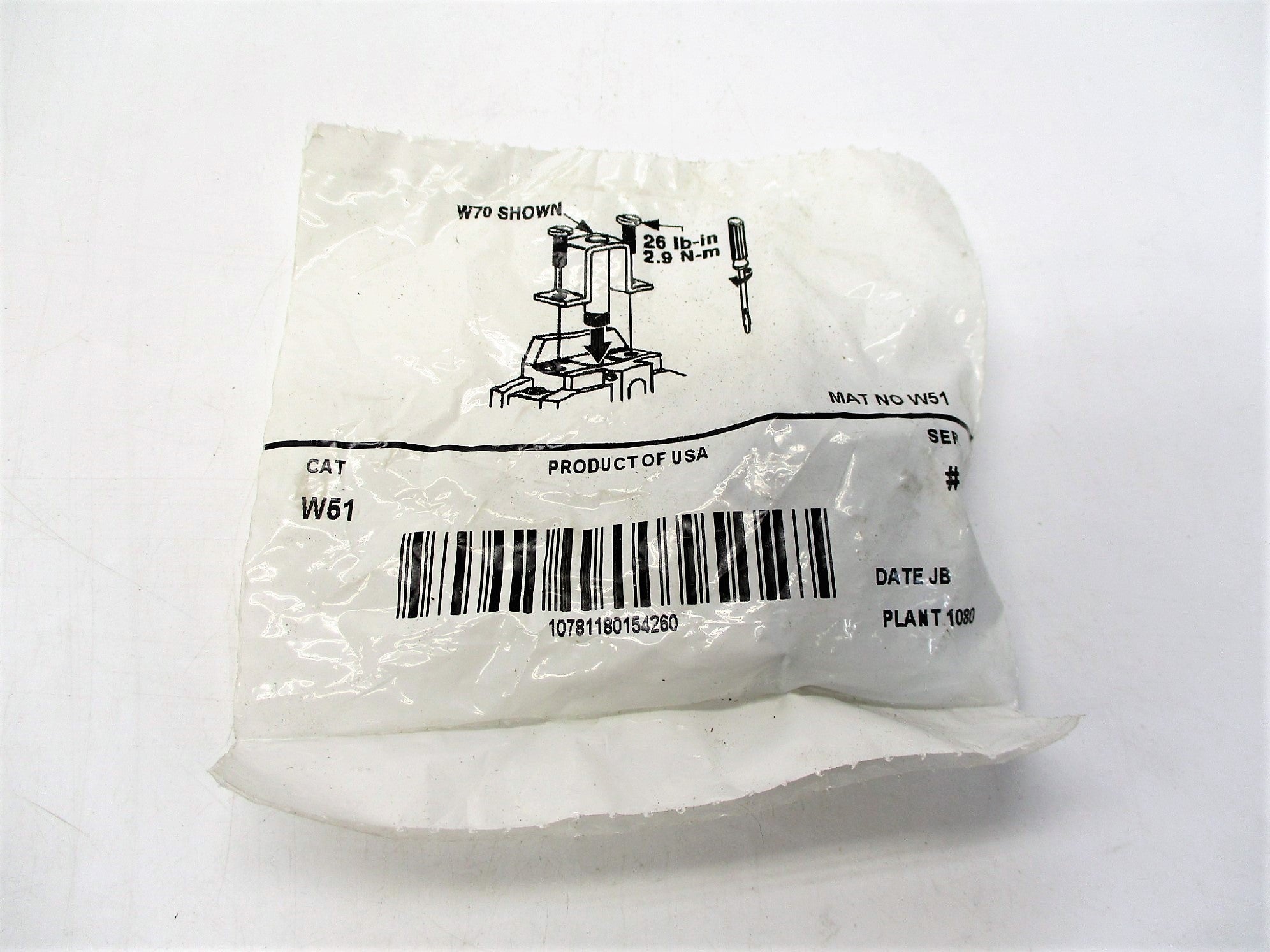 ALLEN BRADLEY W51 (WH) NSMP