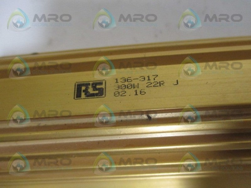 RS 136-317 RESISTOR WIRE WOUND WITH HEAT SINK 300W 22 RJ  NSNP