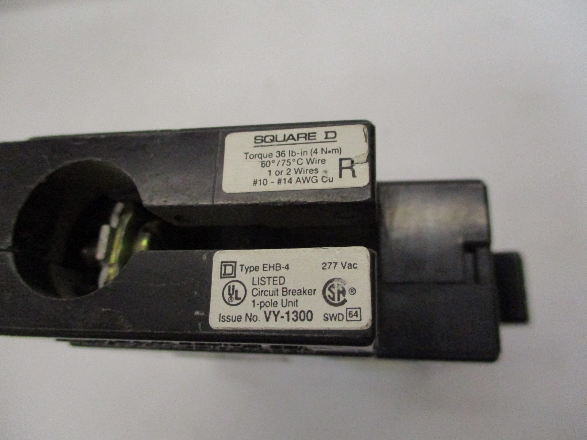 SQUARE D EHB14015 15A 277VAC NSNP